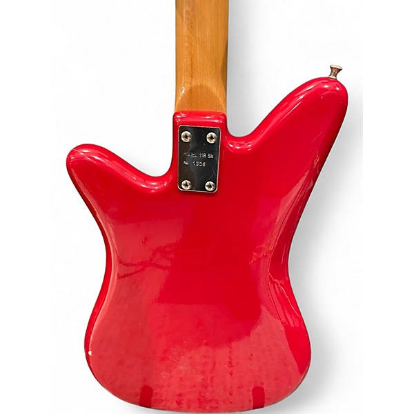 Vintage 1960s Goya Panther II Red Electric Bass Guitar
