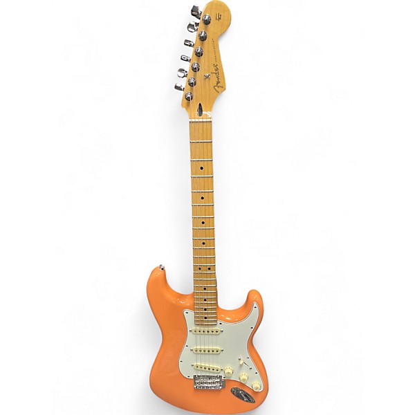 Used Fender Player Stratocaster pacific peach Solid Body Electric Guitar