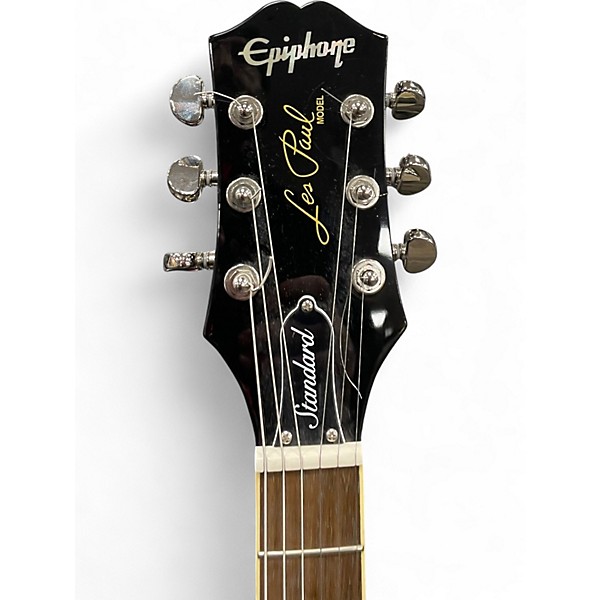 Used Epiphone Les Paul Standard Black Solid Body Electric Guitar