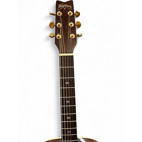 Used Washburn d21s Natural Acoustic Guitar