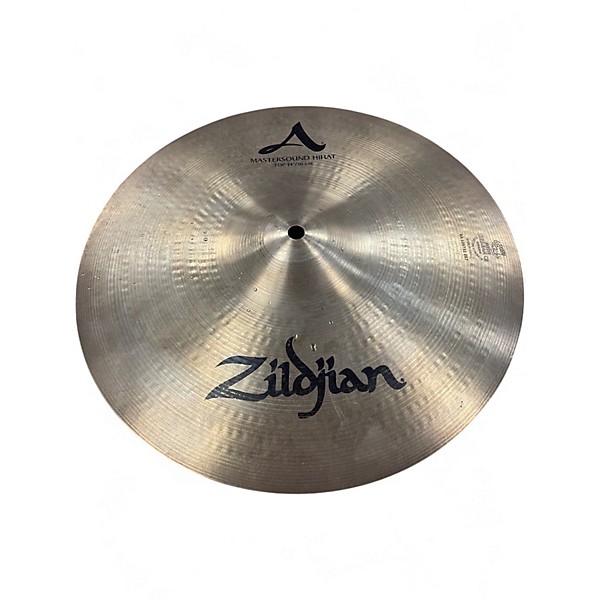 Used Zildjian 14in A Custom Mastersound Hi Hat Pair Cymbal