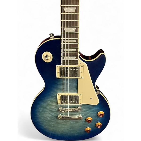 Used Epiphone Les Paul Standard Pro Ocean Blue Burst Solid Body Electric Guitar