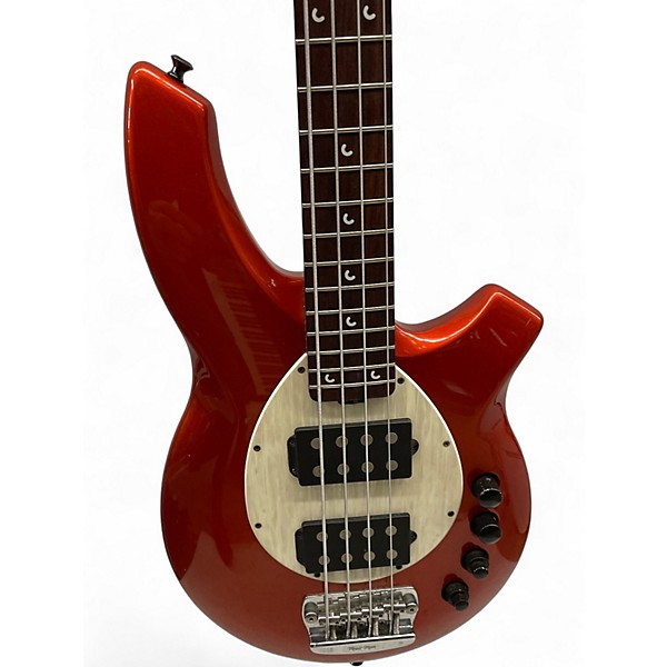 Used Ernie Ball Music Man Bongo 4 String ORANGE Electric Bass Guitar