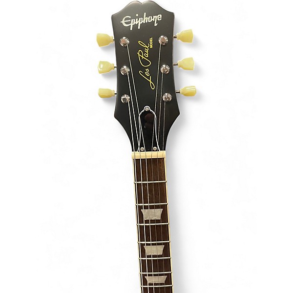 Used Epiphone  1959 Les Paul Standard Outfit Aged Dark Burst Solid Body Electric Guitar