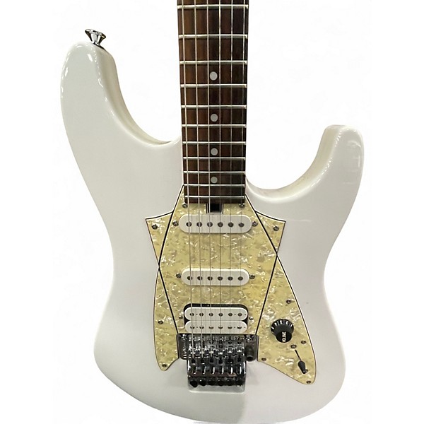 Used Floyd Rose Floyd Rose Guitar White Solid Body Electric Guitar