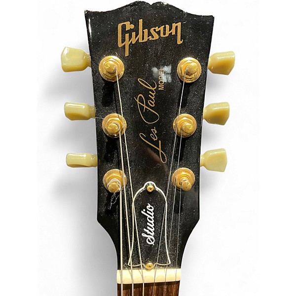 Used 2004 Gibson Les Paul Studio Wine Red Solid Body Electric Guitar