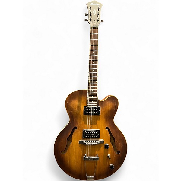 Used 2010s Ibanez AF55TF Tobacco Hollow Body Electric Guitar