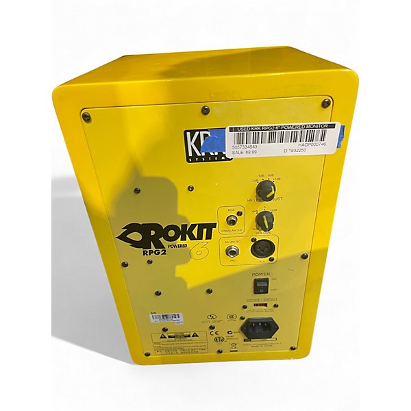 Used Krk rpg2 6" Powered Monitor