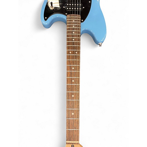 Used Squier Bullet Mustang HH Blue Solid Body Electric Guitar
