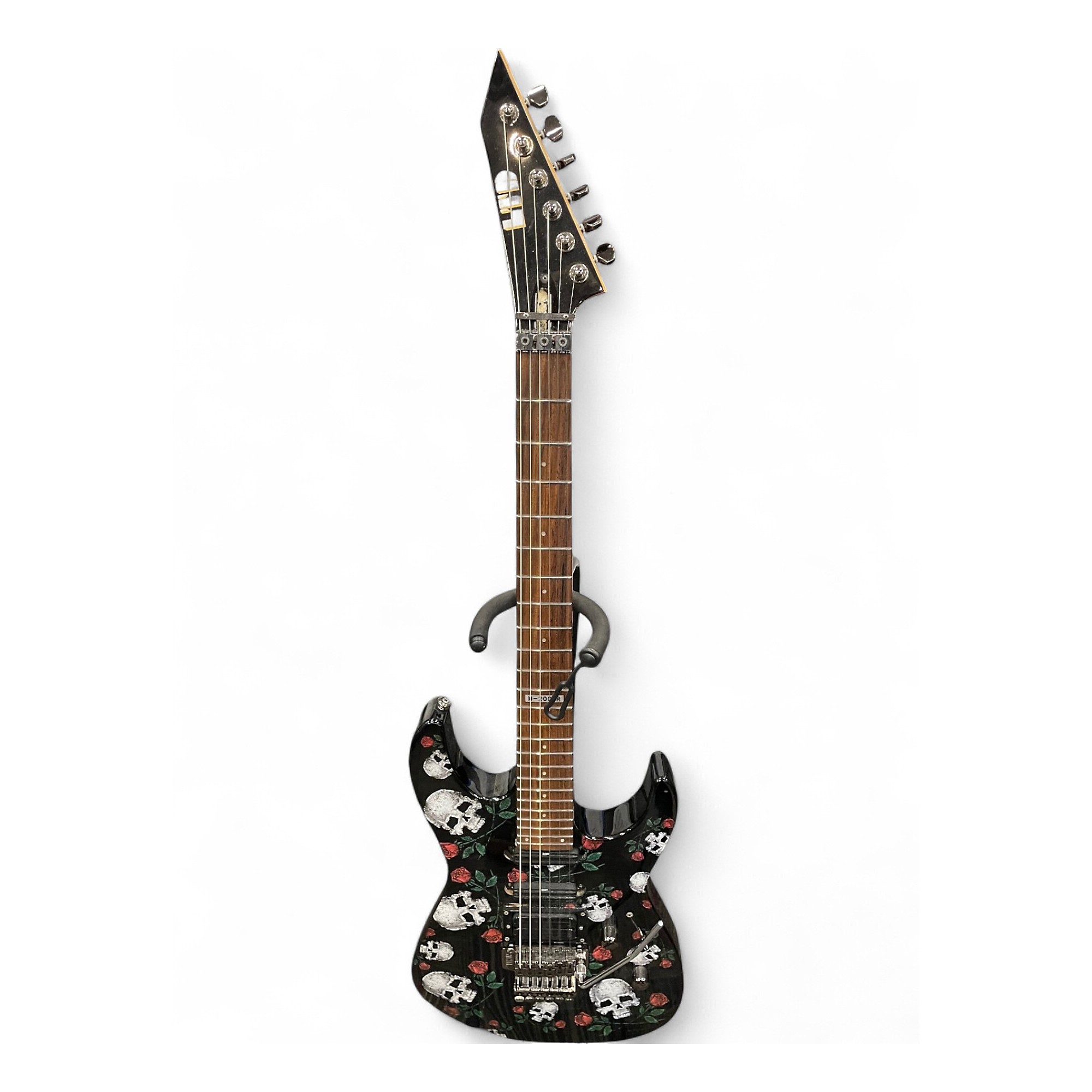 Used ESP LTD M200sr Skulls and Roses Solid Body Electric Guitar