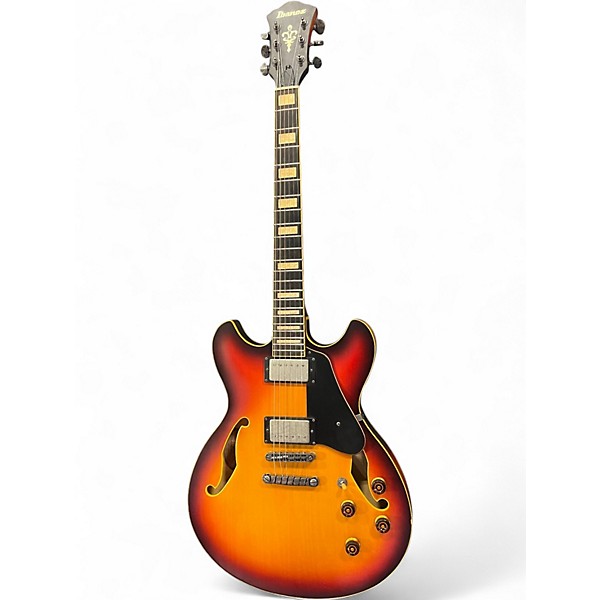 Used Ibanez ASV93TDL 2 Color Sunburst Hollow Body Electric Guitar
