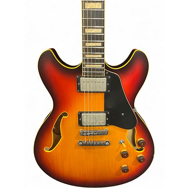 Used Ibanez ASV93TDL 2 Color Sunburst Hollow Body Electric Guitar