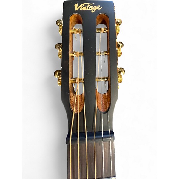 Used Vintage VE880PB Natural Acoustic Electric Guitar