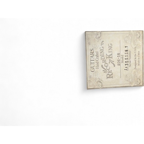 Used Recording King ROS-16 Natural Acoustic Guitar