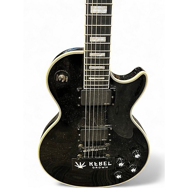 Used Epiphone Les Paul Custom Black Solid Body Electric Guitar