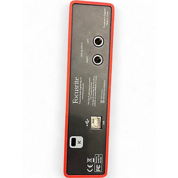 Used Focusrite Scarlett 2i2 Gen 3 Audio Interface