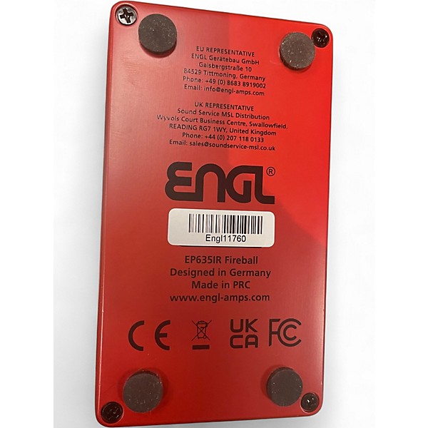 Used ENGL FIREBALL IR Effect Pedal