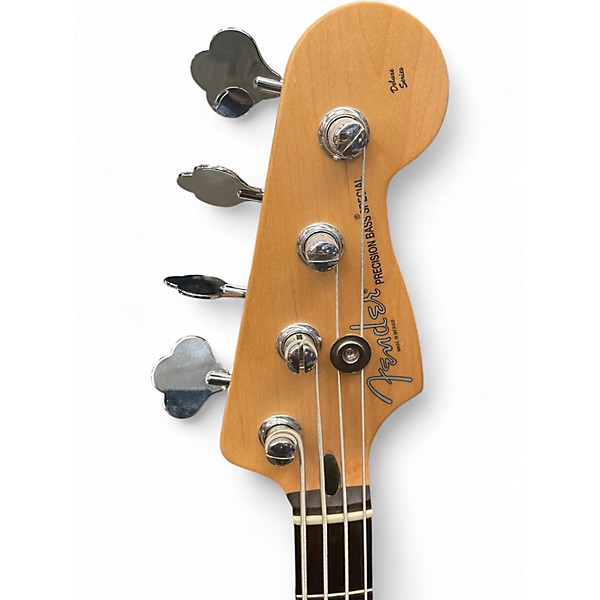 Used Fender Deluxe Precision Bass Special Blizzard Pearl Electric Bass Guitar