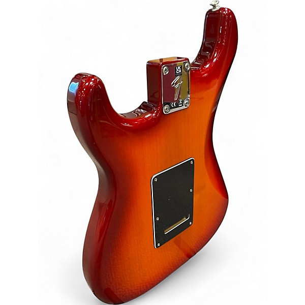 Used Fender Player Plus Stratocaster Plus Top Aged Cherry Burst Solid Body Electric Guitar