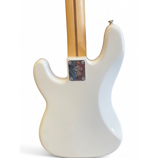 Used Fender Player Precision Bass Alpine White Electric Bass Guitar