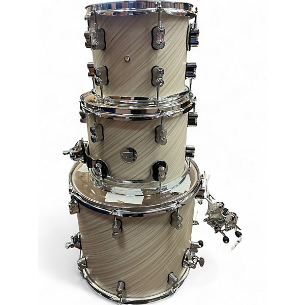 Used PDP by DW 4 Piece Concept Series TWISTED IVORY Drum Kit