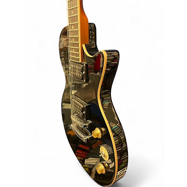 Used Donner DST-100 Black Solid Body Electric Guitar