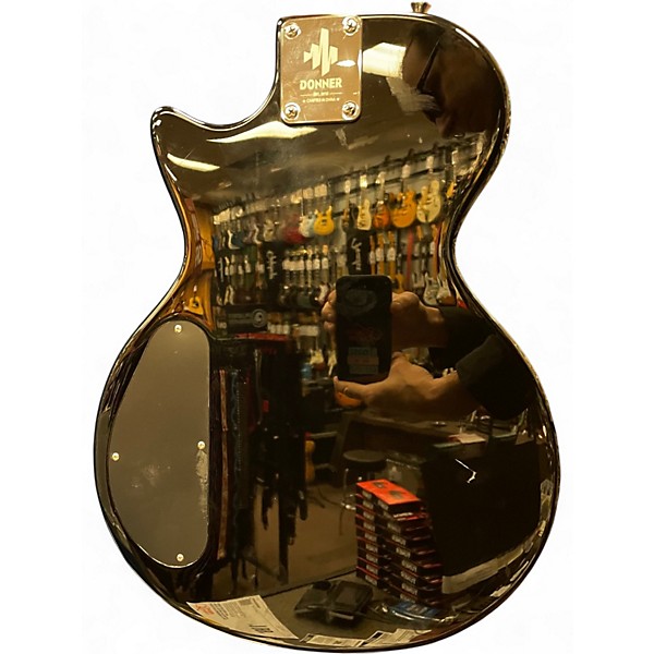 Used Donner DST-100 Black Solid Body Electric Guitar