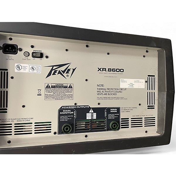 Used Peavey XR8600D Powered Mixer