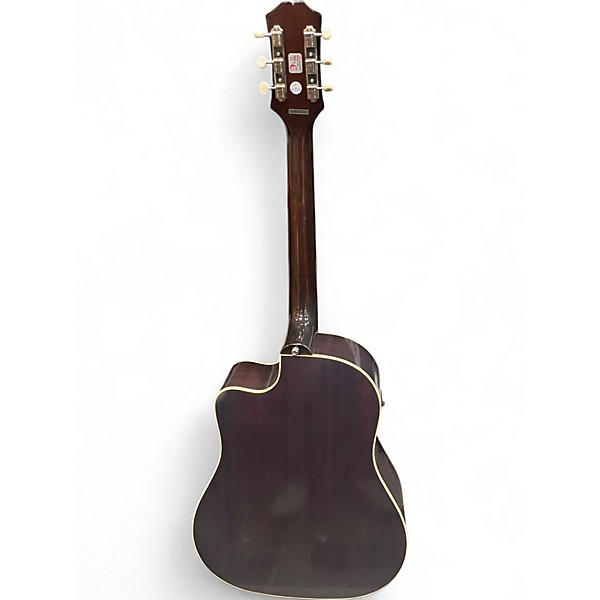 Used Epiphone j45  2 Tone Sunburst Acoustic Electric Guitar