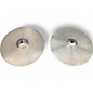 Vintage 1960s Zildjian 14in A Series Hi Hat Pair Cymbal thumbnail