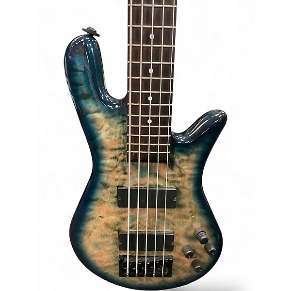 Used 2017 Spector Legend 5 Custom Bluegean Fade Electric Bass Guitar