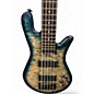 Used 2017 Spector Legend 5 Custom Bluegean Fade Electric Bass Guitar