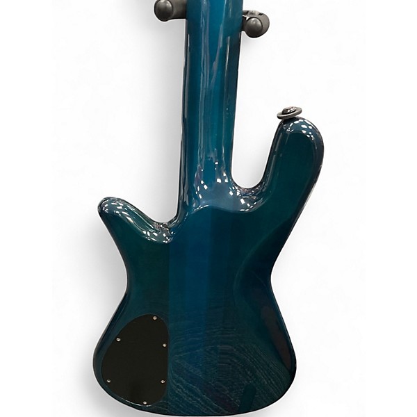 Used 2017 Spector Legend 5 Custom Bluegean Fade Electric Bass Guitar