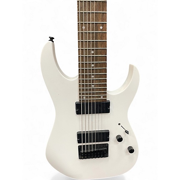 Used Ibanez RG8 WHITE Solid Body Electric Guitar