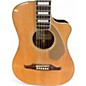 Used Fender Malibu CE Natural Acoustic Electric Guitar