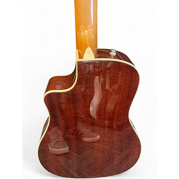 Used Fender Malibu CE Natural Acoustic Electric Guitar