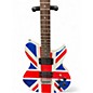 Used Lyon By Washburn DEF LEPPARD UNION JACK Solid Body Electric Guitar
