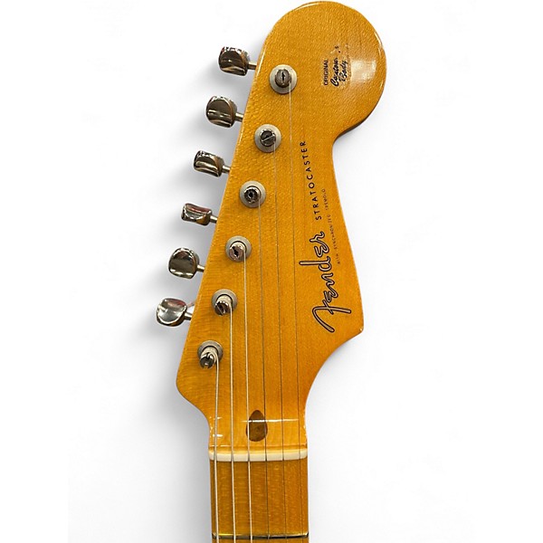 Used Fender Artist Series Eric Johnson Stratocaster White Blonde Solid Body Electric Guitar