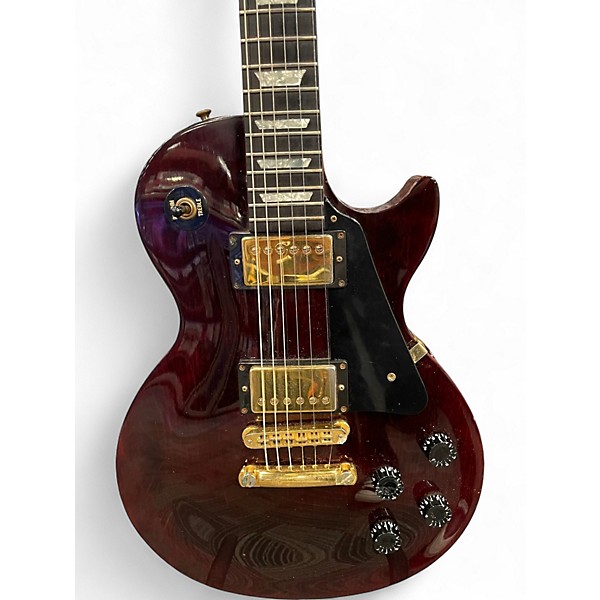 Vintage 1992 Gibson Les Paul Studio Wine Red Solid Body Electric Guitar