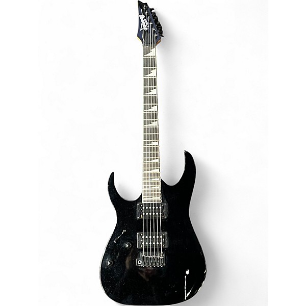 Used 2023 Ibanez GRG120BDX Left Handed Metallic Black Electric Guitar