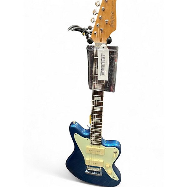 Used Harley Benton JA-25 blue Solid Body Electric Guitar