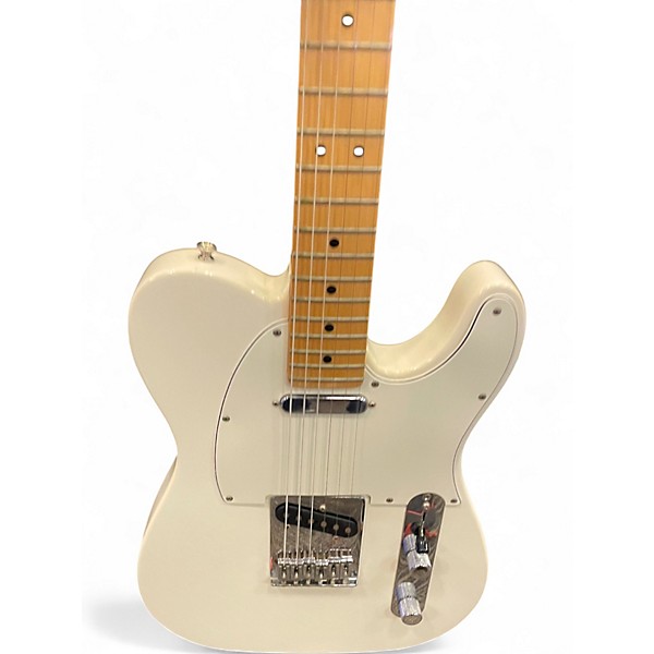 Used Fender Player Telecaster Olympic White Solid Body Electric Guitar
