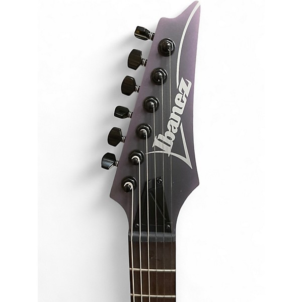 Used Ibanez RGA42EX  Black Aurora Burst Matte Solid Body Electric Guitar