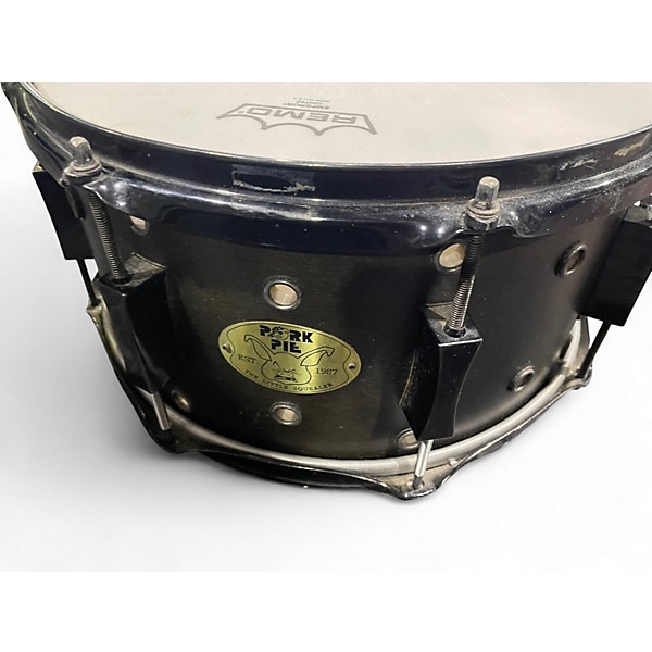 Used Pork Pie 13X6 Little Squealer Snare Black Drum