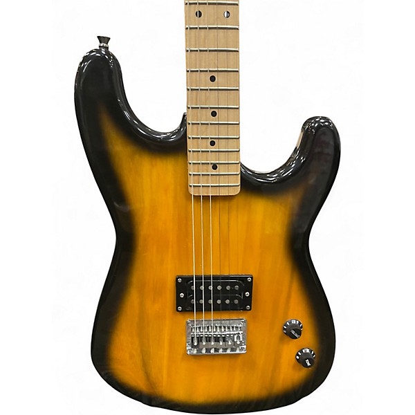 Used Davison S STYLE 2 Tone Sunburst Solid Body Electric Guitar