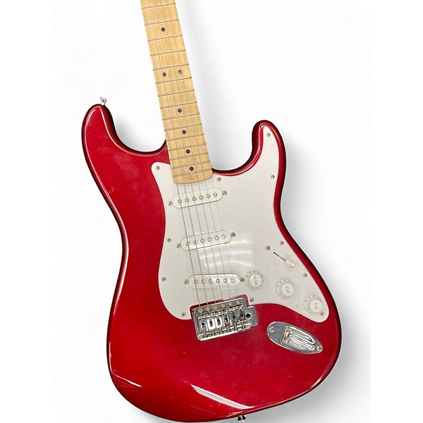 Used Squier Bullet Stratocaster Candy Apple Red Solid Body Electric Guitar