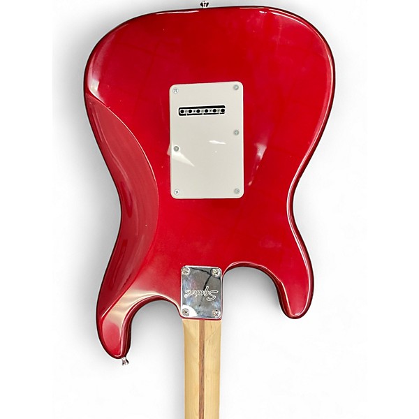 Used Squier Bullet Stratocaster Candy Apple Red Solid Body Electric Guitar