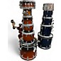 Used PDP by DW 6 Piece Pacific LX Series  2 Tone Sunburst Drum Kit thumbnail
