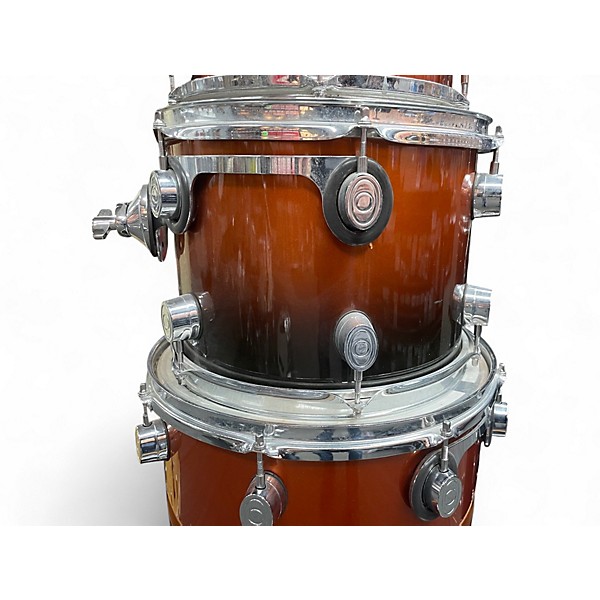 Used PDP by DW 6 Piece Pacific LX Series  2 Tone Sunburst Drum Kit