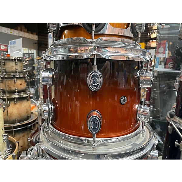 Used PDP by DW 6 Piece Pacific LX Series  2 Tone Sunburst Drum Kit